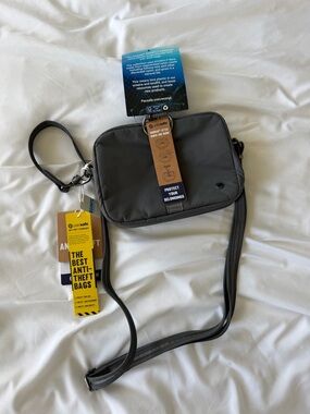 Pacsafe Anti-Theft Crossbody Bag - Charcoal Gray